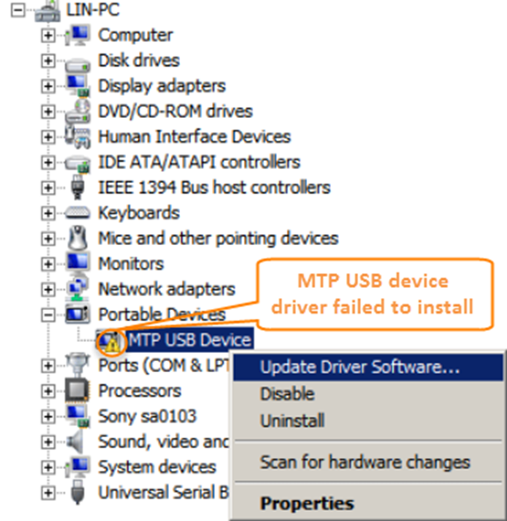 android mtp usb driver download